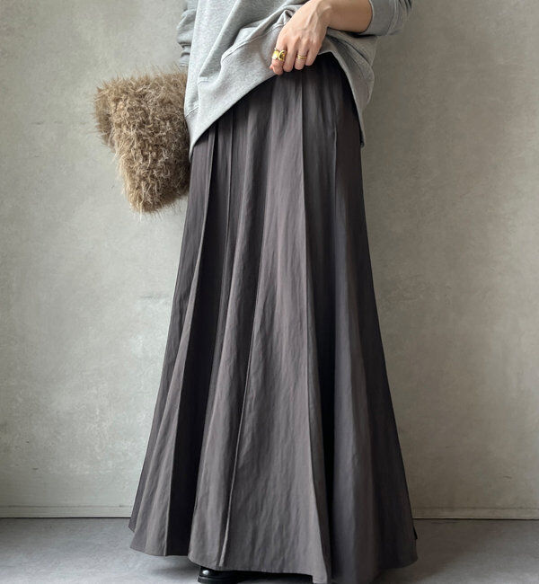  「パネルプリーツスカート」|スカート|