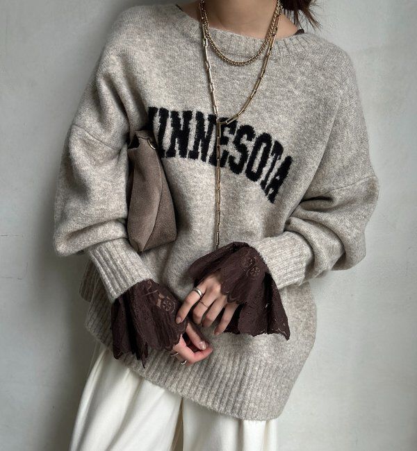  「レースフレアブラウス」|シャツ・ブラウス|