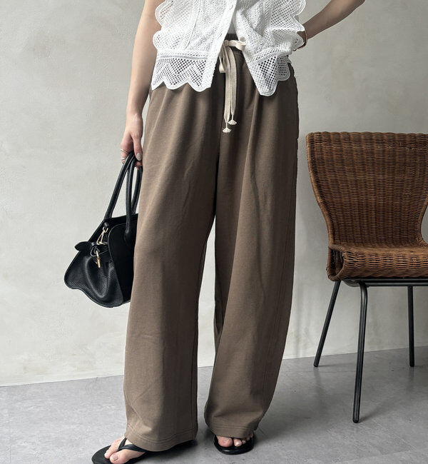  「ドロストスウェットパンツ」|チノ|