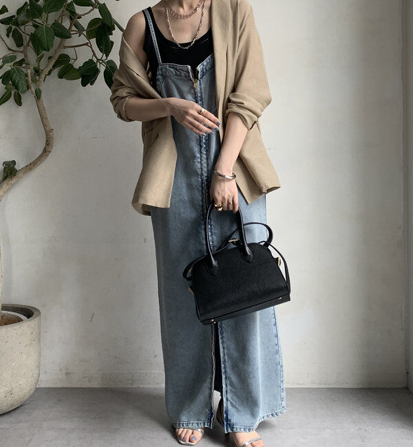  「ラメステッチキャミタンク」|Tシャツ・カットソー|