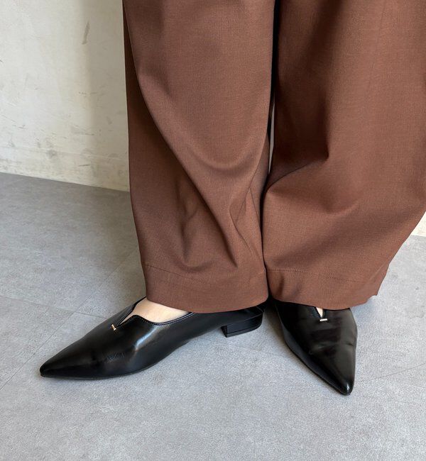  「VカットGOLDモチーフミュール」|その他|