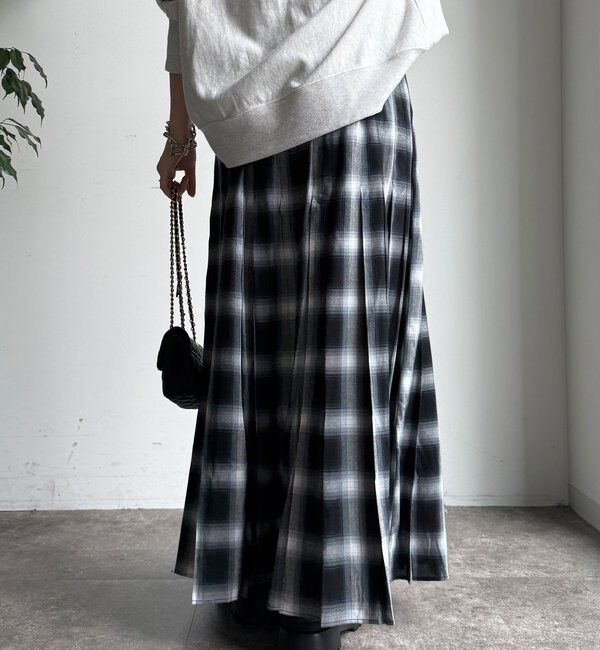  「チェックプリーツスカート」|スカート|