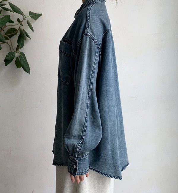  「リヨセルデニムポケットシャツ」|シャツ・ブラウス|