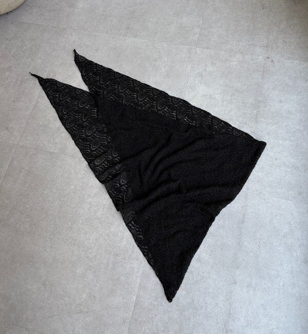  「起毛レースストール」|マフラー|