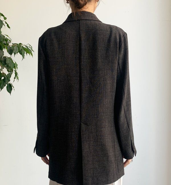  「シャンブレーダブルジャケット」|テーラードジャケット|