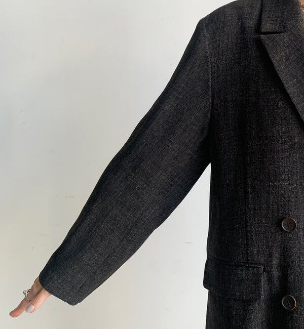  「シャンブレーダブルジャケット」|テーラードジャケット|