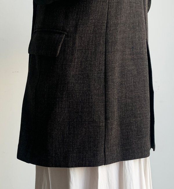  「シャンブレーダブルジャケット」|テーラードジャケット|