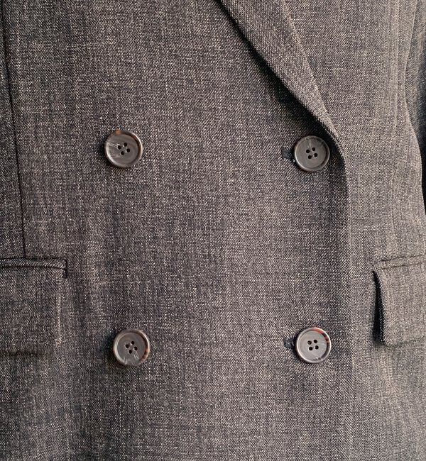  「シャンブレーダブルジャケット」|テーラードジャケット|