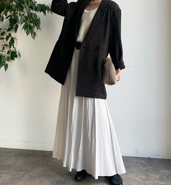  「シャンブレーダブルジャケット」|テーラードジャケット|