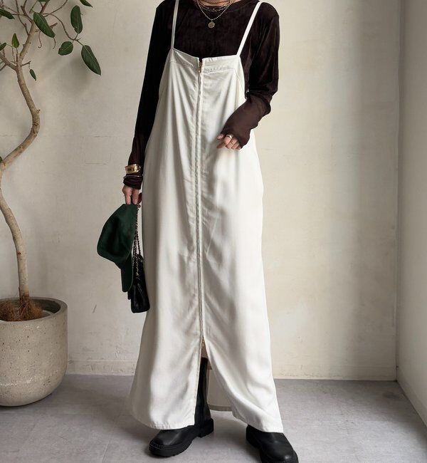  「【新色追加】チュールフロッキーシアー切替TEE」|Tシャツ・カットソー|