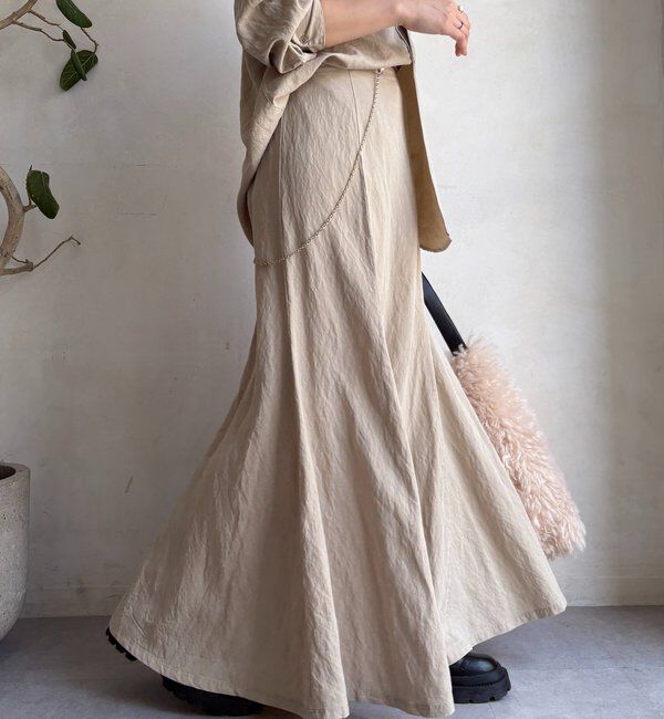  「【セットアップ対応】ピグメントライクフレアスカート」|スカート|