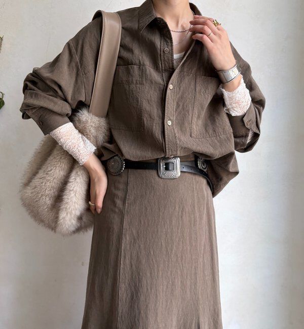  「【セットアップ対応】ピグメントライクシャツ」|シャツ・ブラウス|