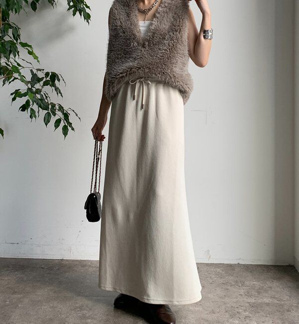  「セットアップドロストスカート」|スカート|