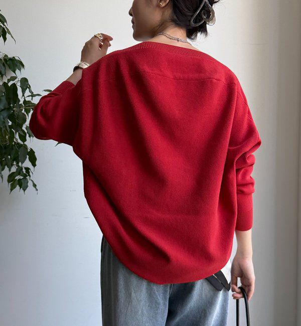  「ボートネックプルオーバー」|ニット・セーター|