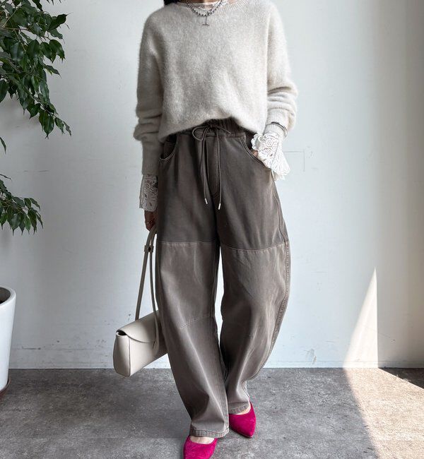  「ファーカシミヤプルオーバー」|ニット・セーター|