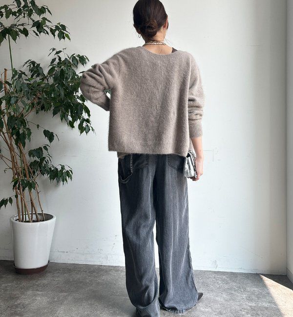  「ファーカシミヤカーディガン」|カーディガン|