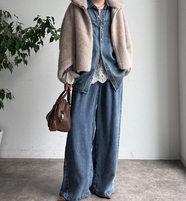  「フェイクファーリバーシブルコート」|その他|