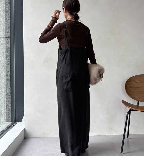  「レースチュール切替シアーTEE」|Tシャツ・カットソー|