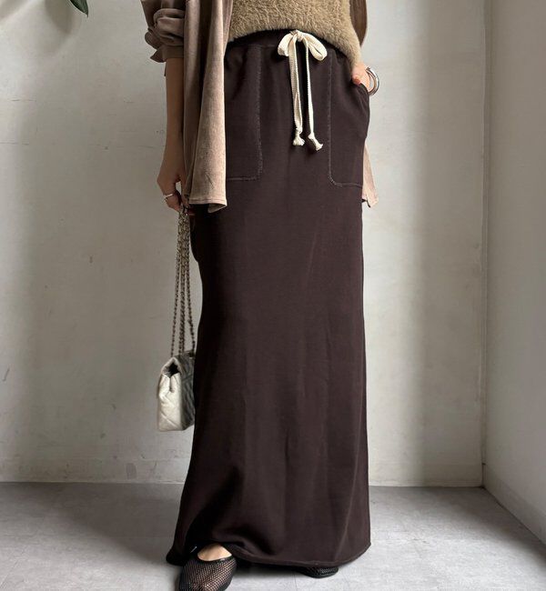  「【インフルエンサーOKOCHI企画】裏毛タイトスカート」|スカート|