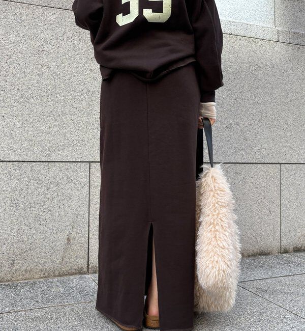  「【インフルエンサーOKOCHI企画】裏毛タイトスカート」|スカート|