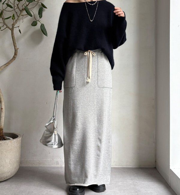  「【インフルエンサーOKOCHI企画】裏毛タイトスカート」|スカート|