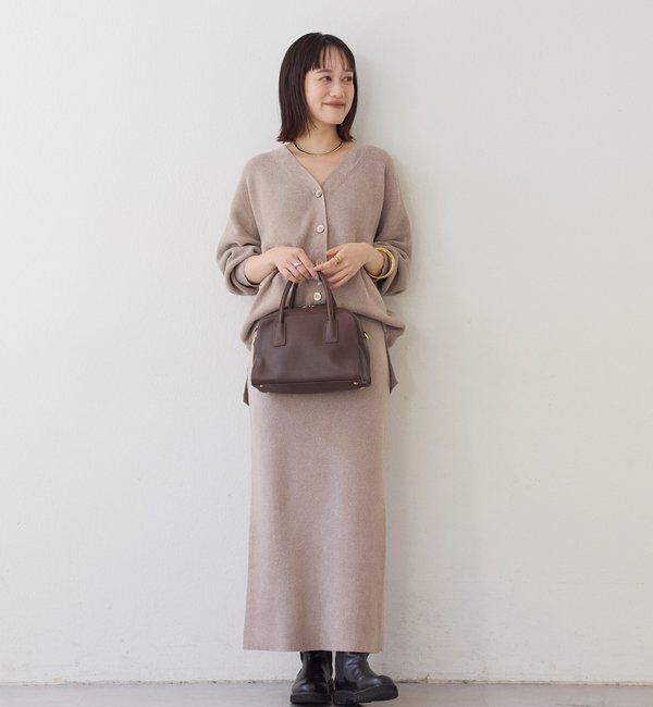  「【キレイめにもカジュアルにも】レザーボストン」|トートバッグ|