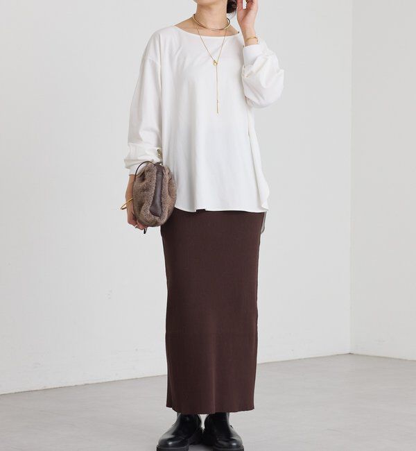  「【シーズンムードを高める】フェイクファードローストリングバッグ」|クラッチバッグ|