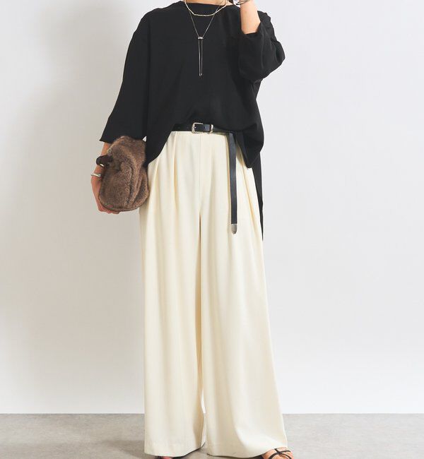  「【シーズンムード高まる】フェイクファーバケット2WAYバッグ」|クラッチバッグ|