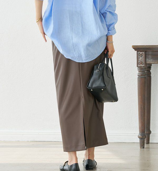  「合皮タイトスカート」|スカート|