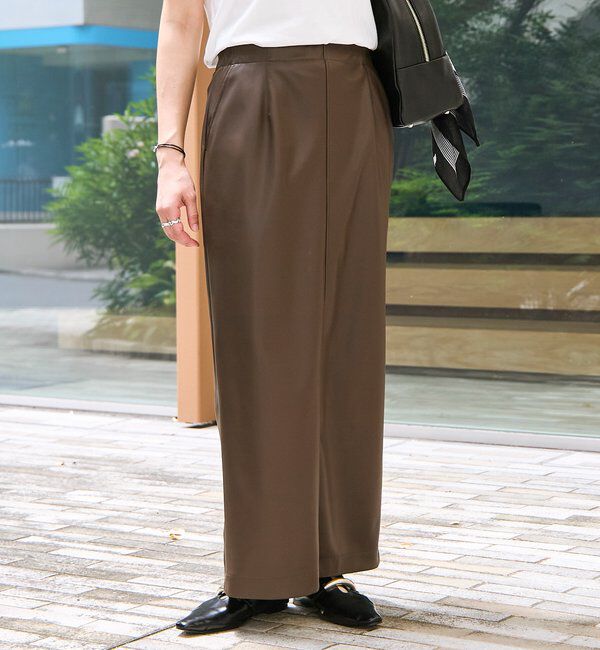  「合皮タイトスカート」|スカート|