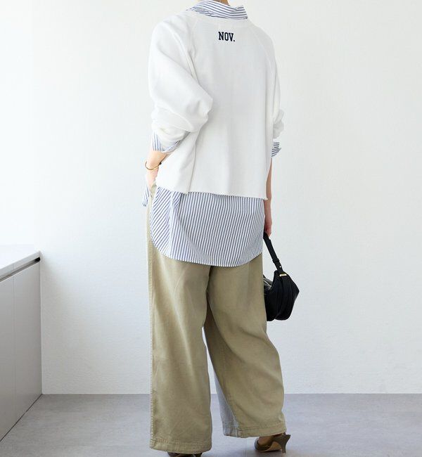  「予約【新色追加/Yossshiiii企画】ワイドロゴカットオフスエット」|Tシャツ・カットソー|