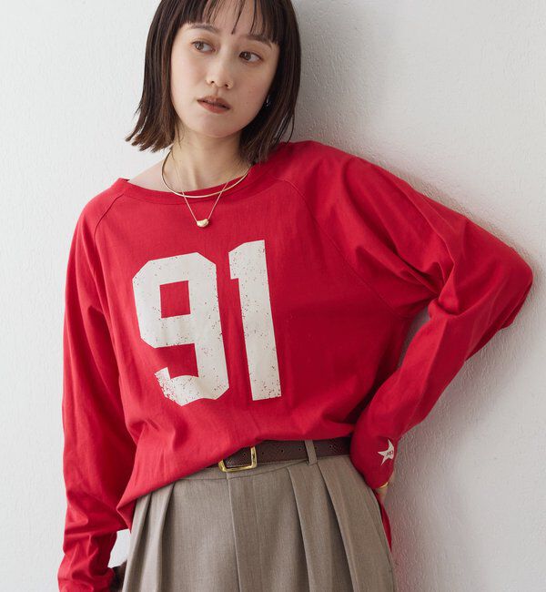  「【ロゴがキャッチー】Ninety-One ロンTee」|Tシャツ・カットソー|