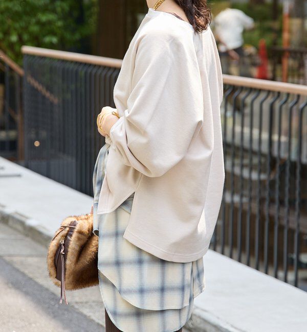  「予約【新色追加/抜け感◎】ハーフZIPスウェット」|Tシャツ・カットソー|