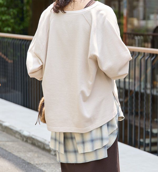  「予約【新色追加/抜け感◎】ハーフZIPスウェット」|Tシャツ・カットソー|