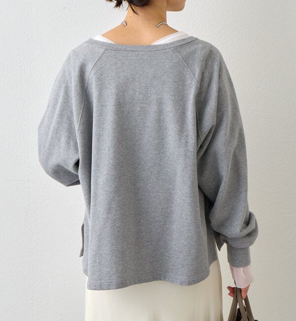  「予約【新色追加/抜け感◎】ハーフZIPスウェット」|Tシャツ・カットソー|