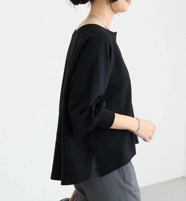  「予約【新色追加/抜け感◎】ハーフZIPスウェット」|Tシャツ・カットソー|