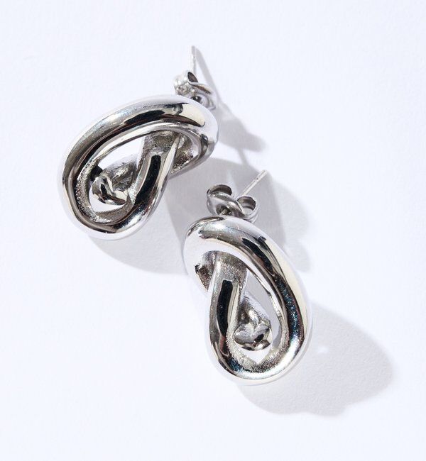  「【R.good(アールドットグッド)】ノットモチーフピアス」|ブローチ・コサージュ|