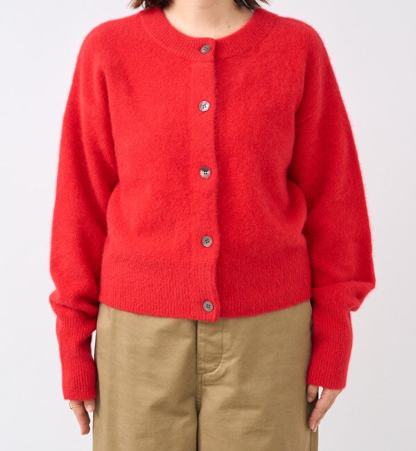  「【上質素材】ヘアリーヤーン2wayカーディガン」|カーディガン|