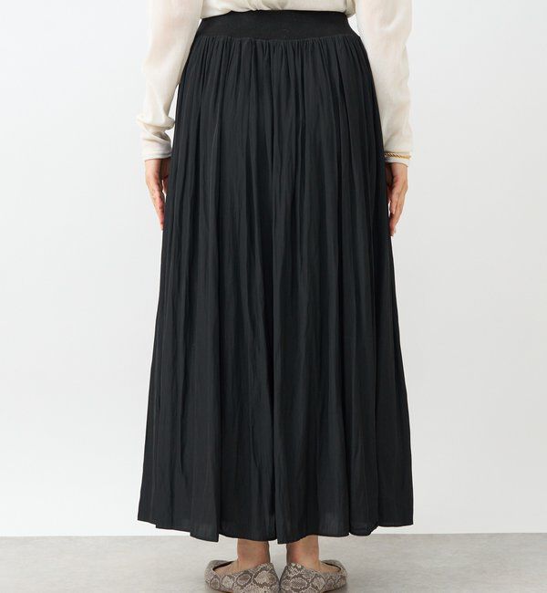  「【上品なシルエット】割繊ギャザースカート」|スカート|
