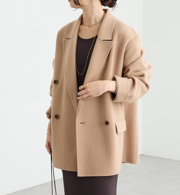  「【最高気温5度の寒い日に！/こなれ感抜群】ピークドラペルリバージャコット」|その他|