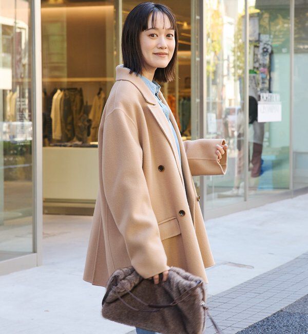  「【最高気温5度の寒い日に！/こなれ感抜群】ピークドラペルリバージャコット」|その他|