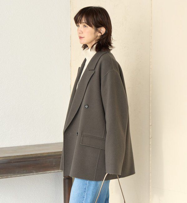  「【最高気温5度の寒い日に！/こなれ感抜群】ピークドラペルリバージャコット」|その他|