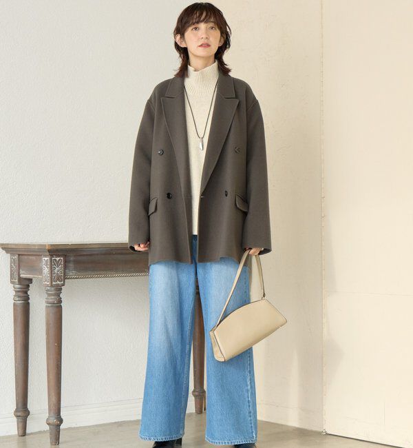  「【最高気温5度の寒い日に！/こなれ感抜群】ピークドラペルリバージャコット」|その他|