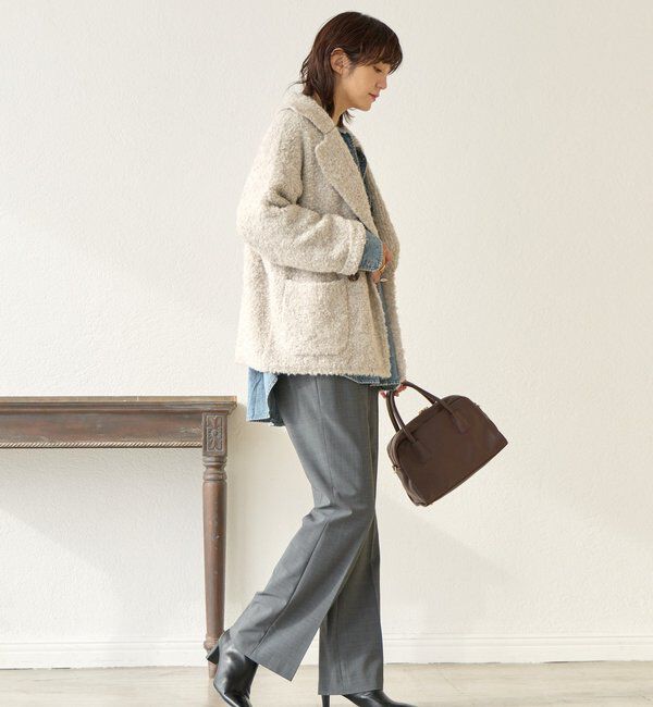  「【インフルエンサーYossshiiii企画】ボアライクコーディガン」|カーディガン|