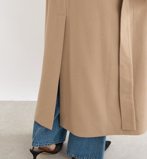  「【着映え】スタンドネックベルテッドコート」|その他|