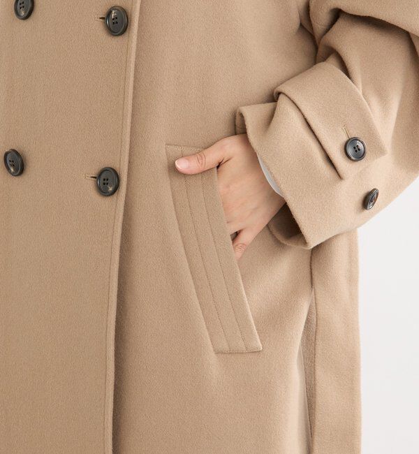  「【着映え】スタンドネックベルテッドコート」|その他|
