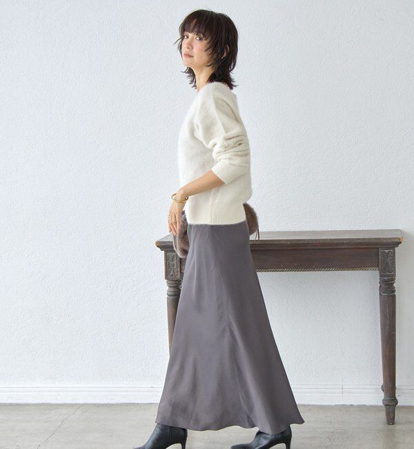  「【最高気温5度の寒い日に！/リバイバル】ファーヤーン2WAYニット」|ニット・セーター|