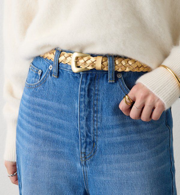  「【MONN.:.(モン)】メッシュベルト」|ベルト|ゴールド