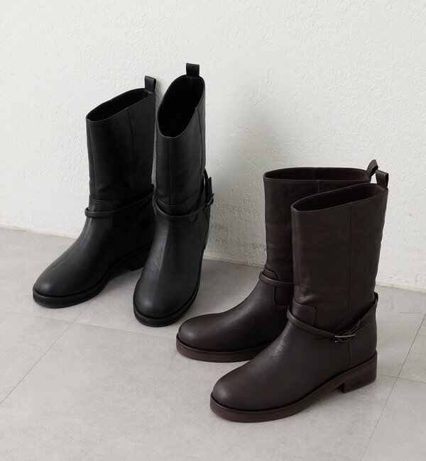  「【R.good（アールドットグッド）】2WAYエンジニアショートブーツ」|ショートブーツ|