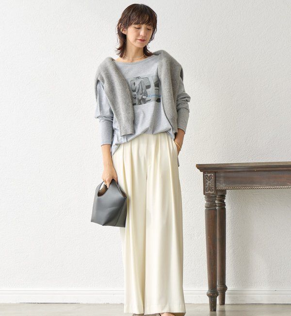  「【インナーとしても◎】PHOTO long Tee」|Tシャツ・カットソー|